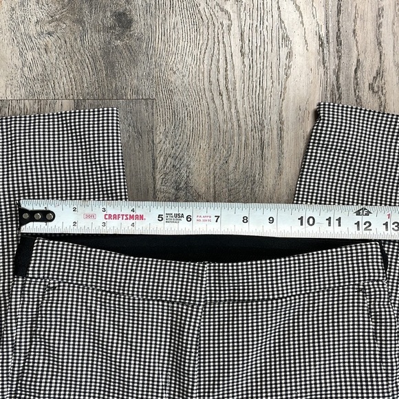 Zara Women’s Tartan Black and White Checkered Trousers, size small - Picture 4 of 12